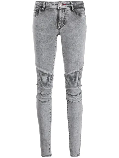 Philipp Plein jeggins skinny con efecto lavado