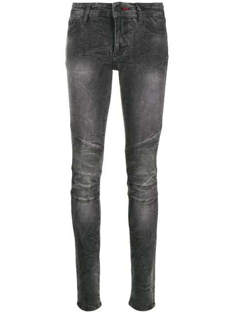 Philipp Plein jeggins skinny con efecto lavado