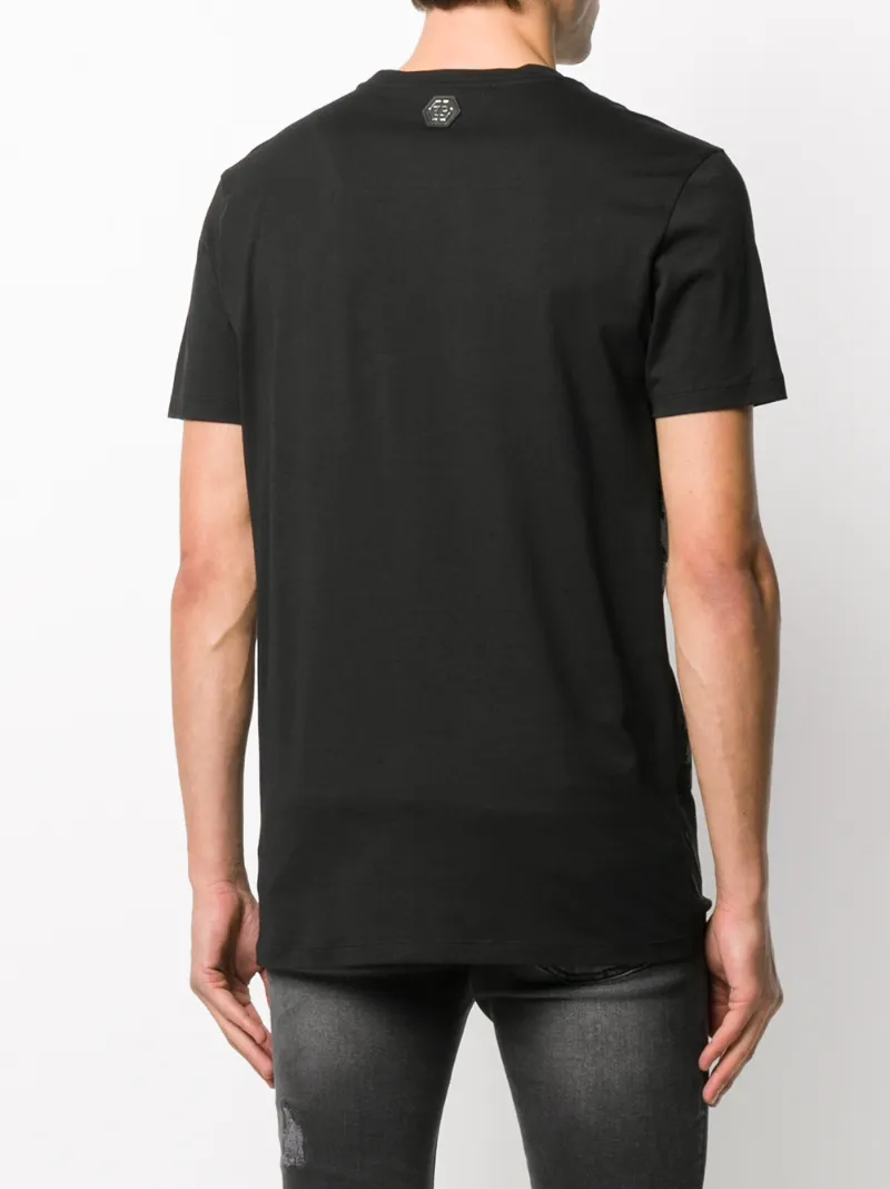 Philipp Plein T-shirt Mit Strass-totenkopf In Black | ModeSens