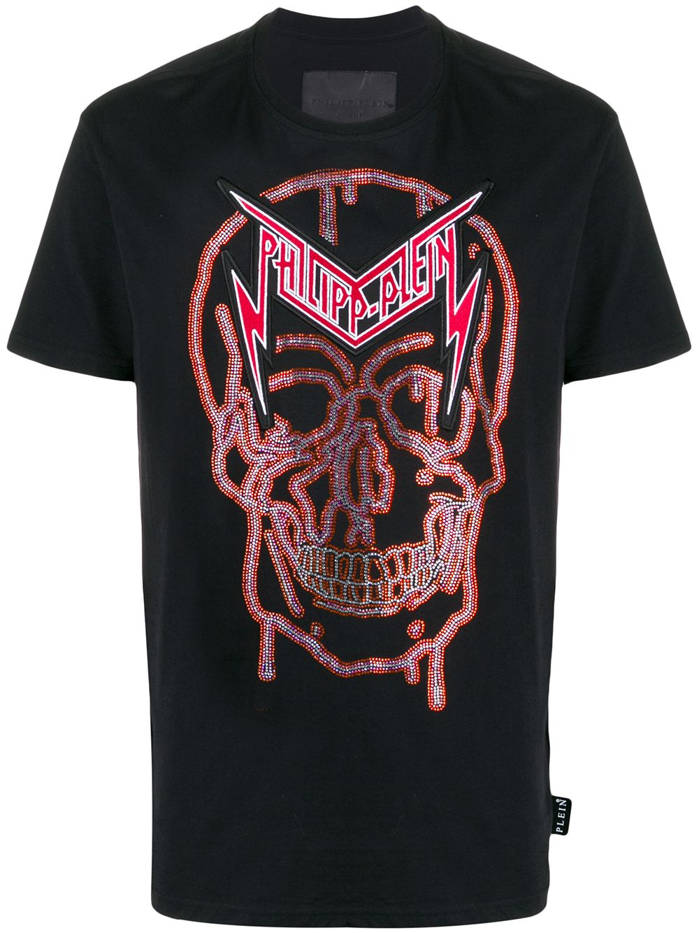 Philipp Plein Rhinestone Skull Logo T-shirt - Farfetch