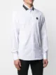 Philipp Plein studded spread collar shirt