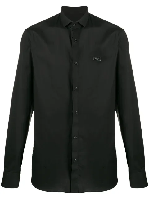 Philipp Plein skull-buttons shirt