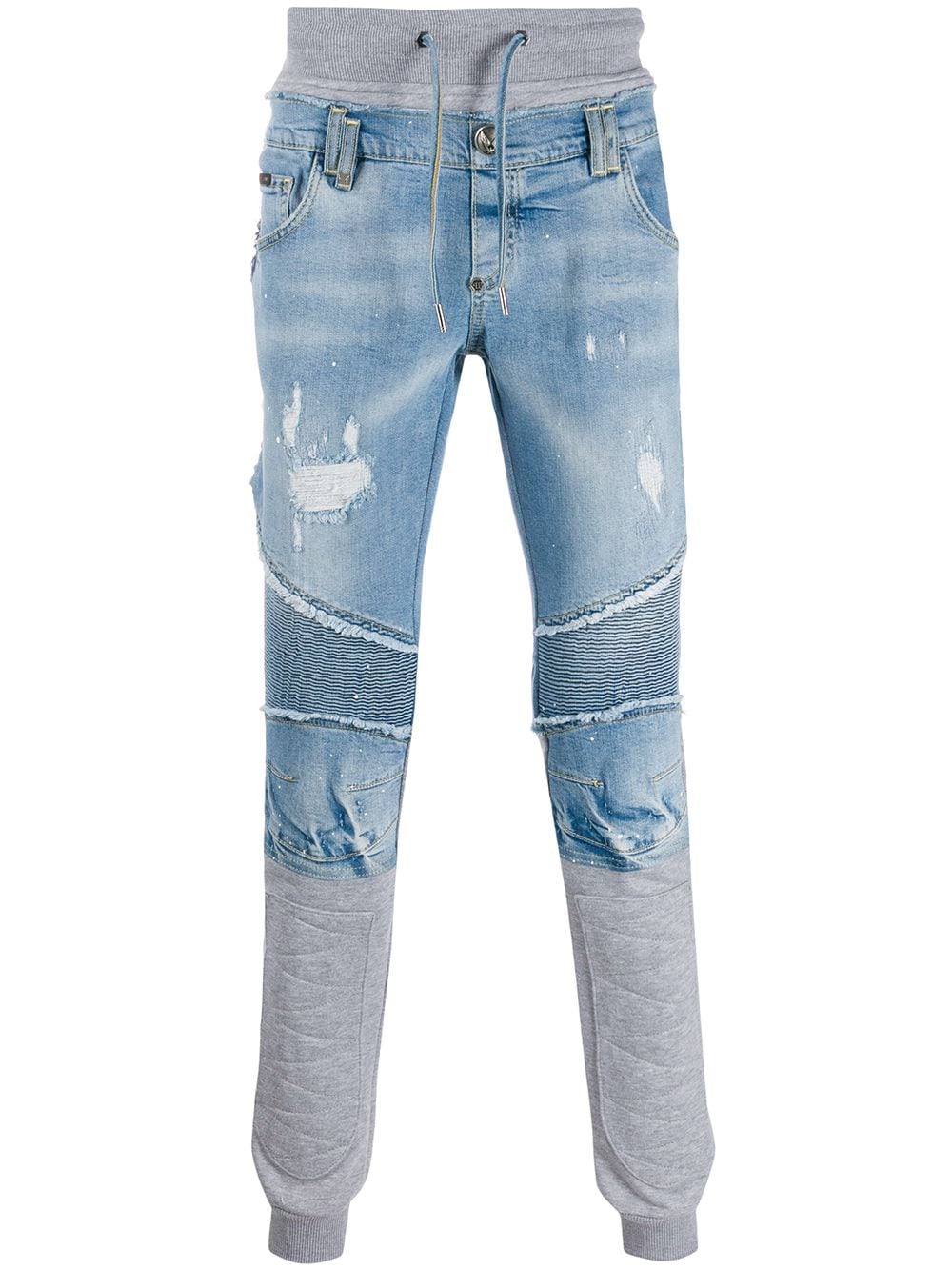 фото Philipp plein джинсы прямого кроя с эффектом потертости