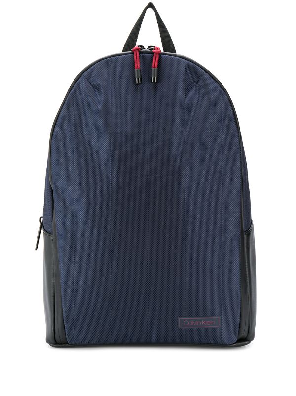 calvin klein logo backpack