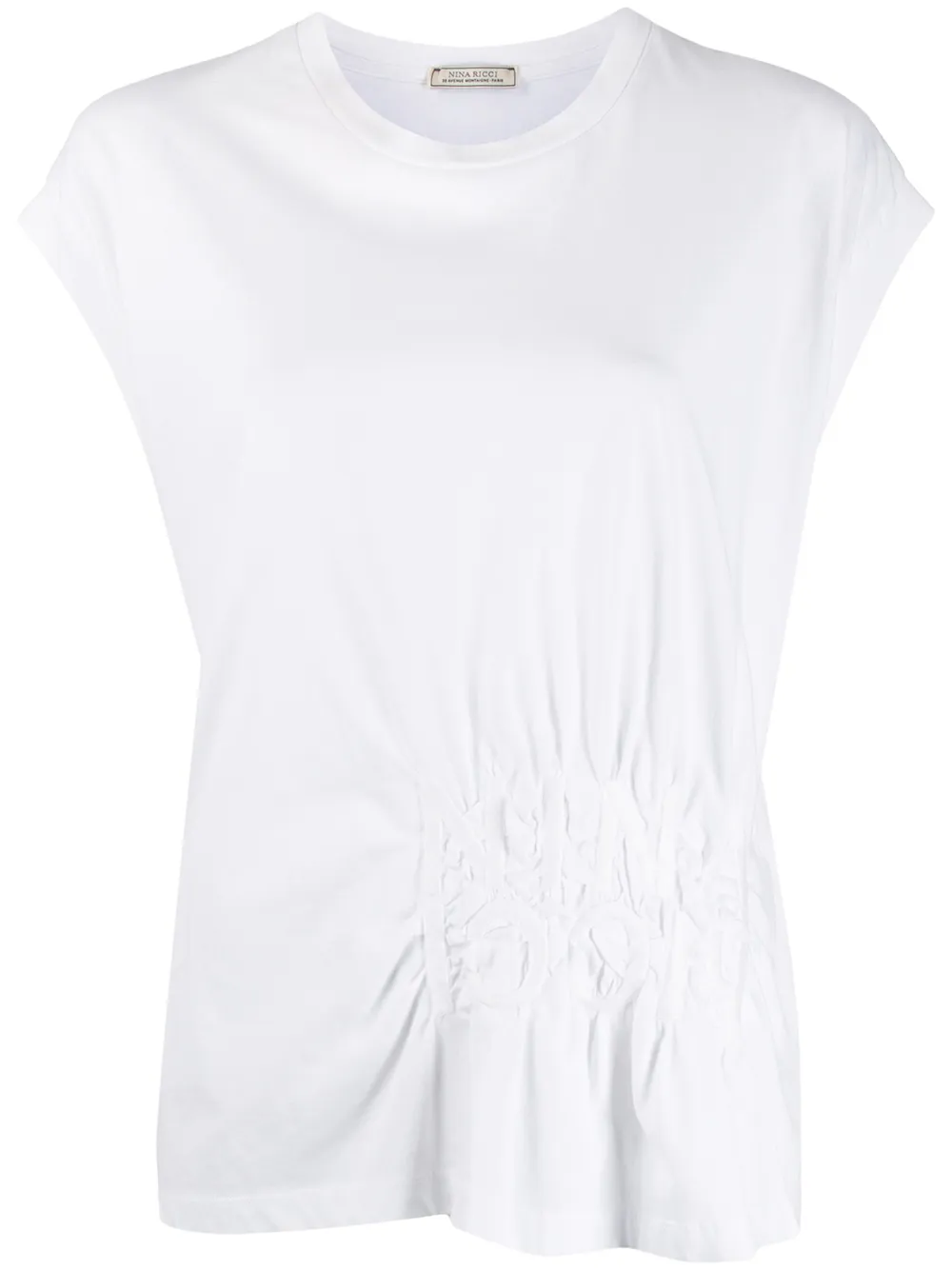 Nina Ricci T-Shirt Mit Logo-Stickerei 27qK1 PTXpv Nina Ricci T-Shirt Mit Logo-Stickerei 27qK1 PTXpv