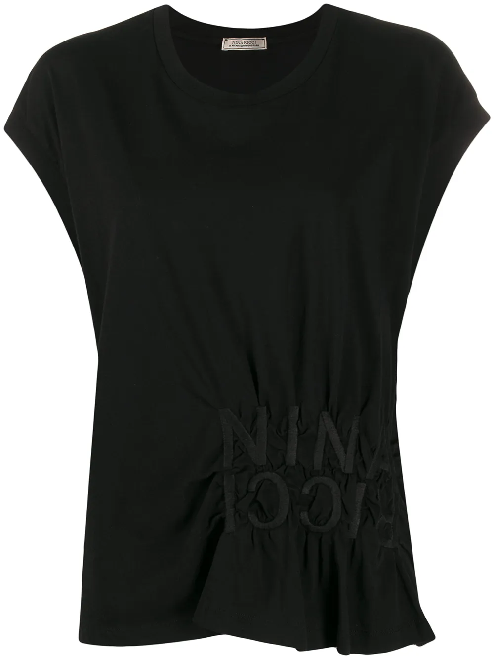 Nina Ricci T-Shirt Mit Logo-Stickerei zWRu7 Mt9O1 Nina Ricci T-Shirt Mit Logo-Stickerei zWRu7 Mt9O1