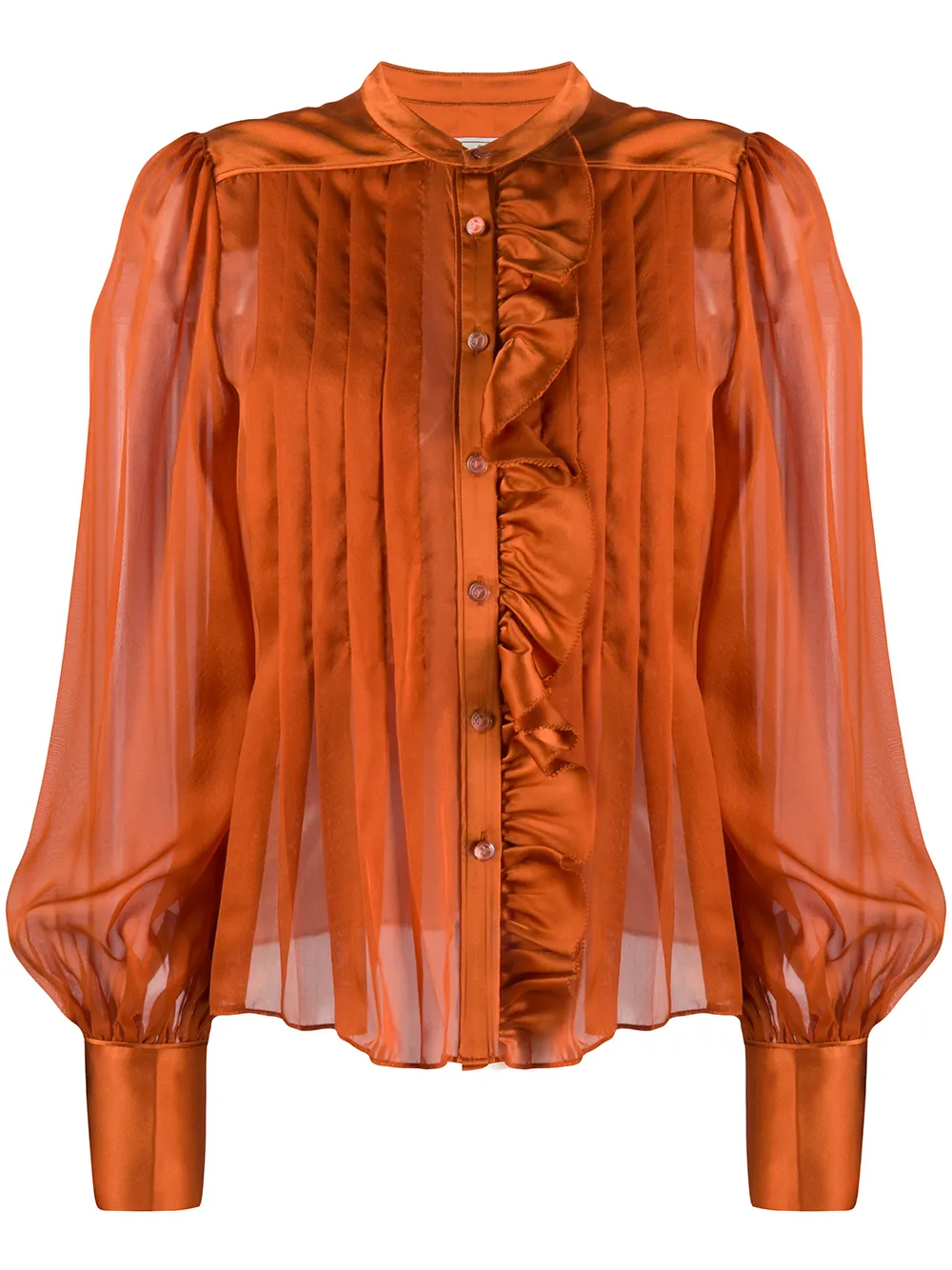 Temperley London шифоновая блузка со складками Temperley London шифоновая блузка со складками