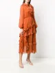 Temperley London tiered midi dress