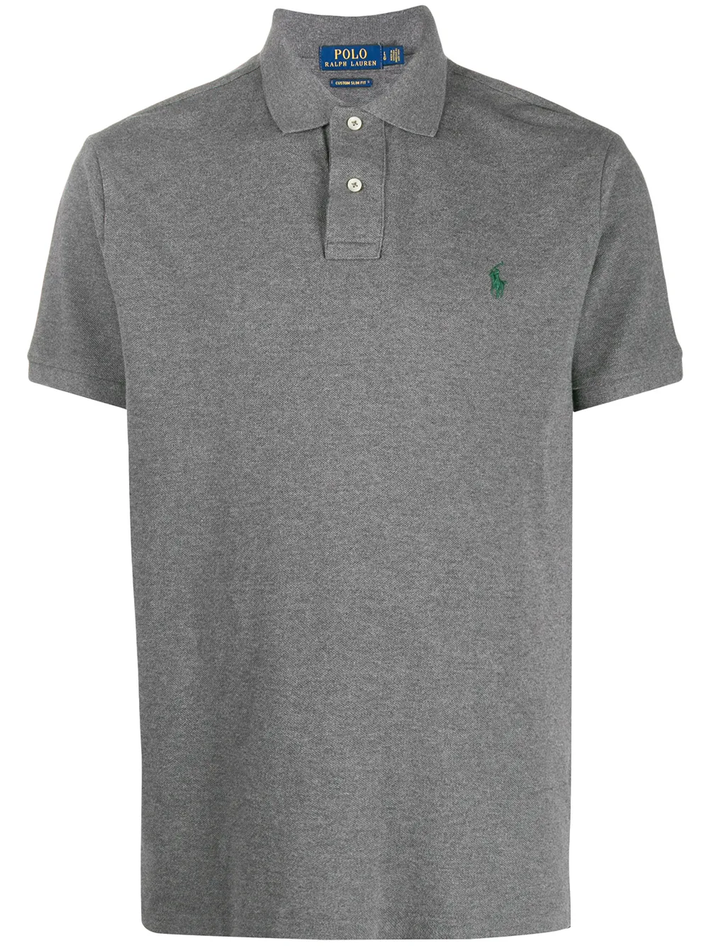 фото Polo ralph lauren рубашка-поло с контрастным логотипом