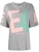 Image 1 of Emporio Armani oversized graphic-print T-shirt