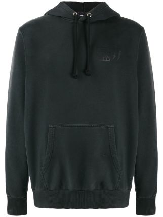 diesel distressed hoodie