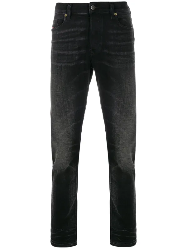 faded slim fit jeans