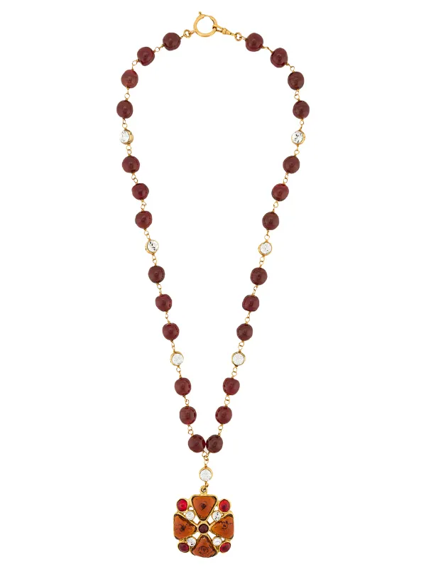 chanel bead necklace