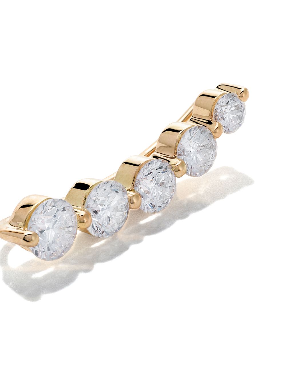 фото Anita ko large floating diamond earring single left