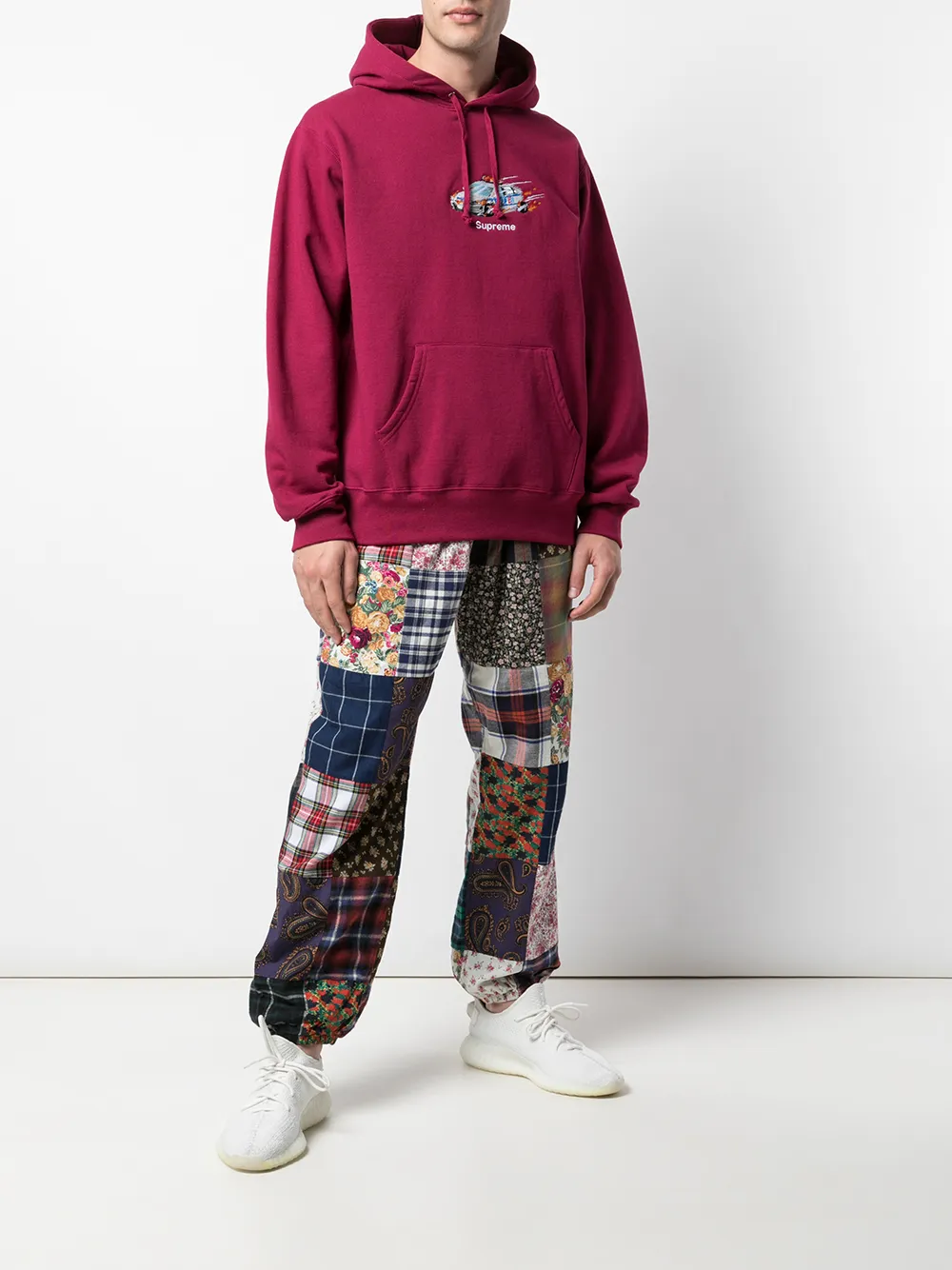 supreme hoodie cop car