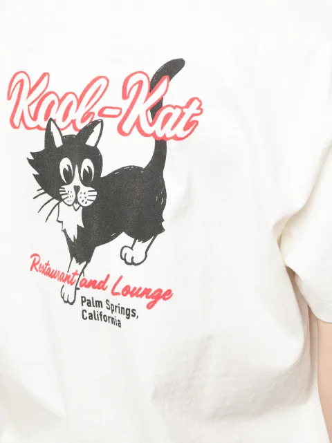 DONE Kool Kat print boxy T-shirt 