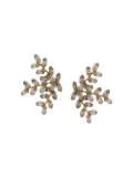 Jennifer Behr Vinette leaf earrings - Gold