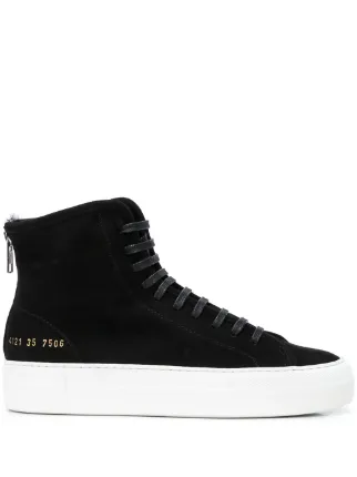 black high top common projects