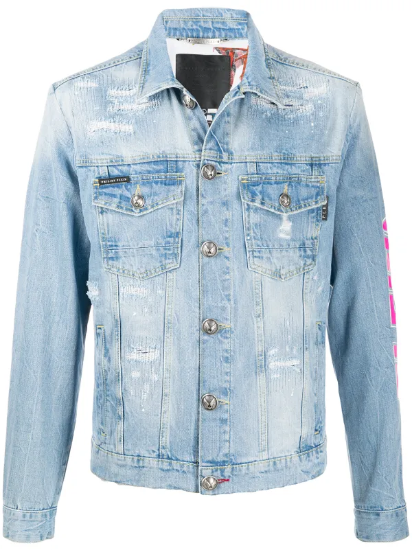 philipp plein jeans jacket