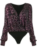 Philipp Plein Paradise leopard sequin bodie - Pink