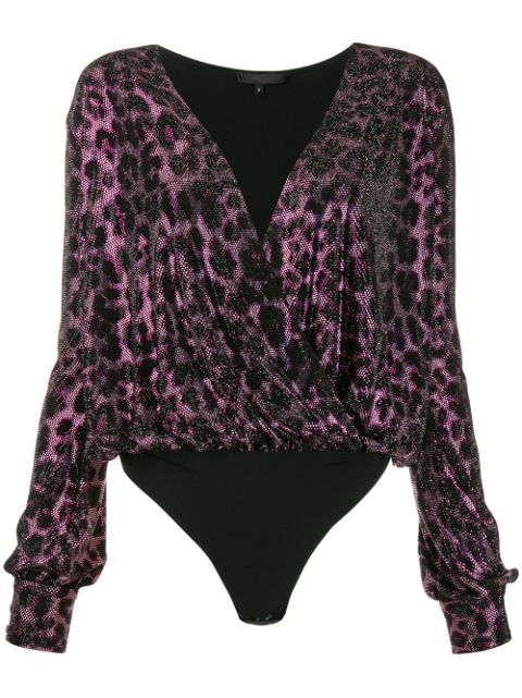 Philipp Plein Paradise leopard sequin bodie Women