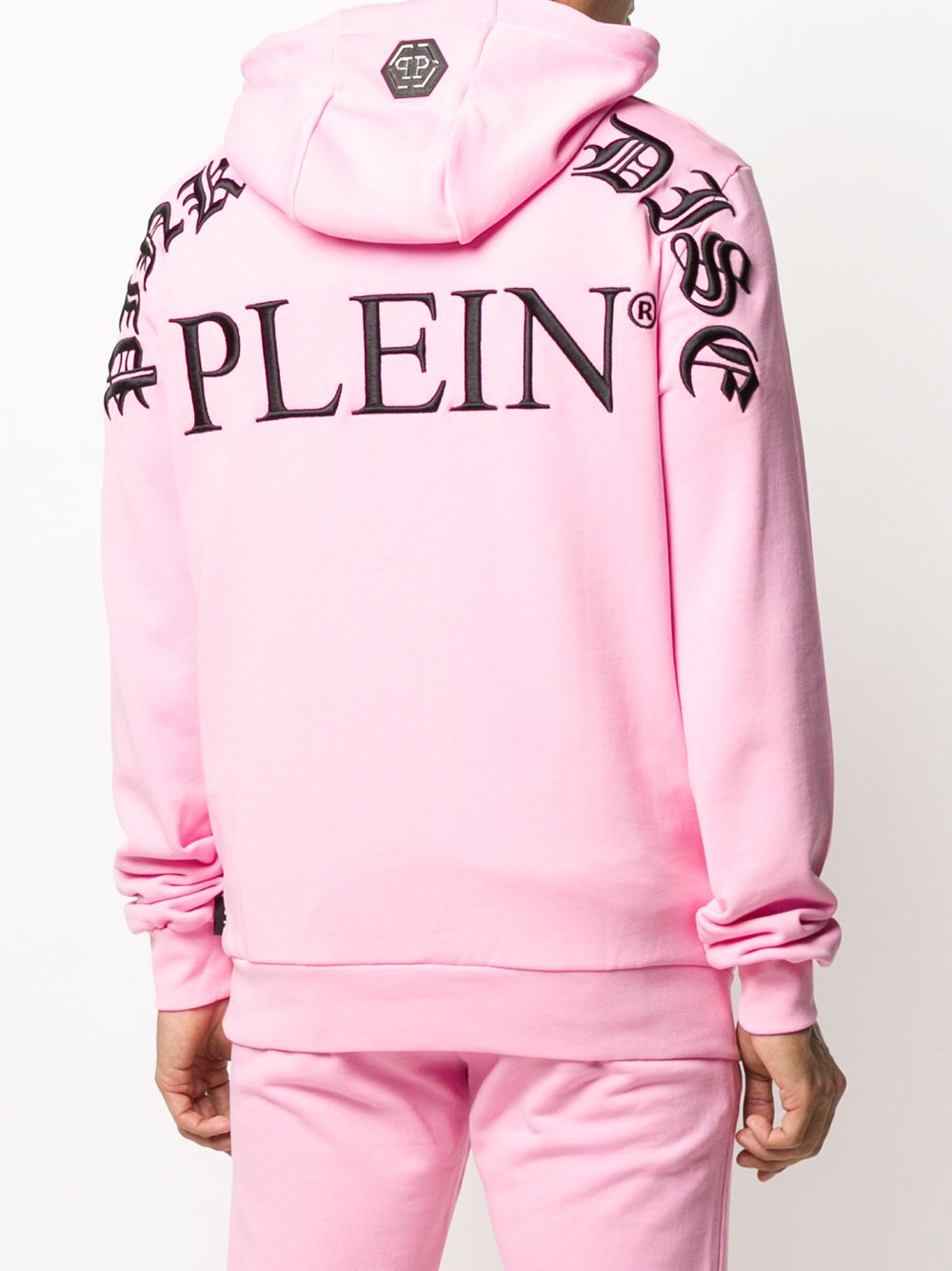 фото Philipp plein худи pink paradise с кристаллами