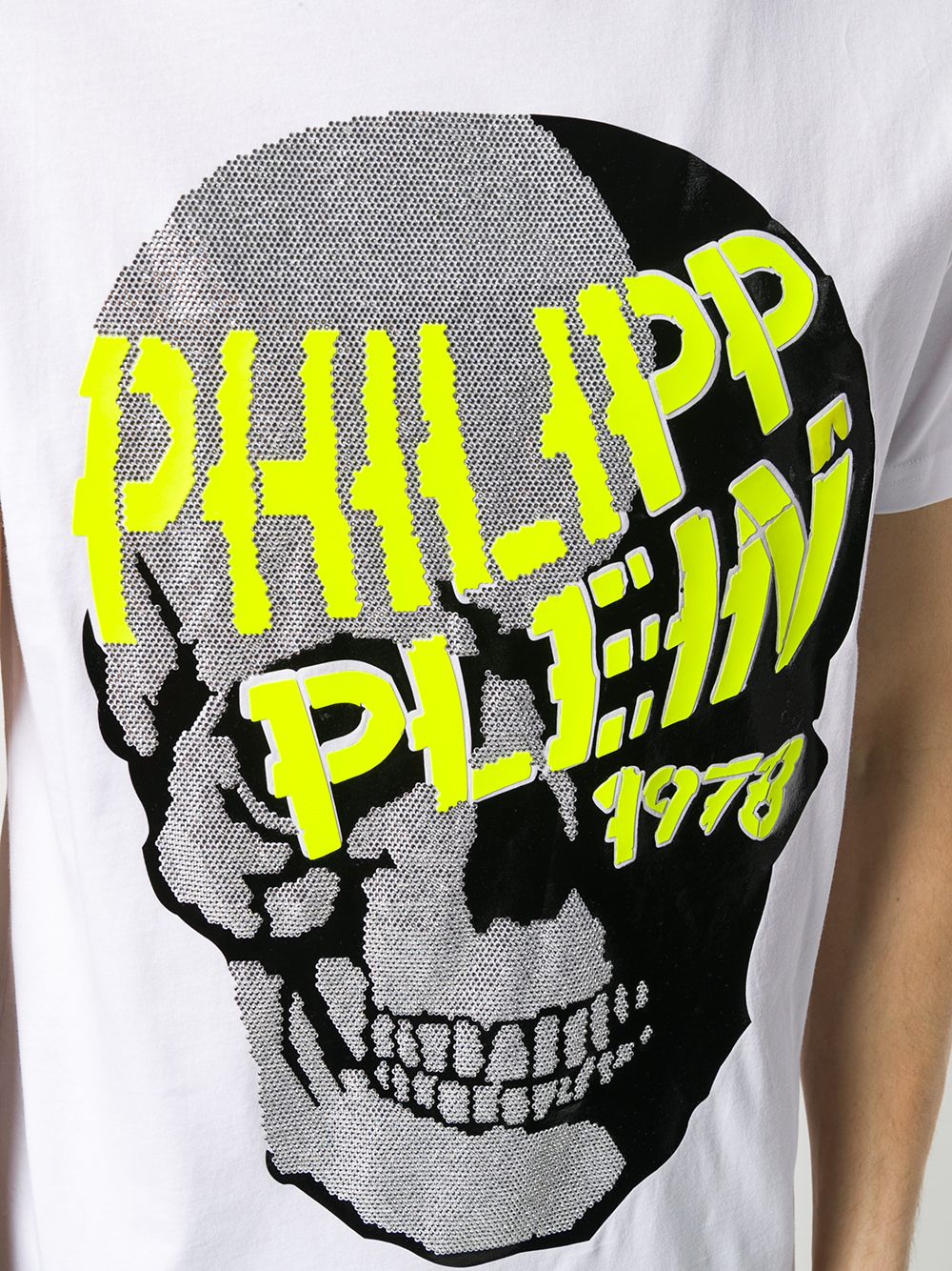 фото Philipp plein футболка с декором skull