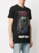 Philipp Plein تيشيرت بطبعة كريستال بشعار الماركة