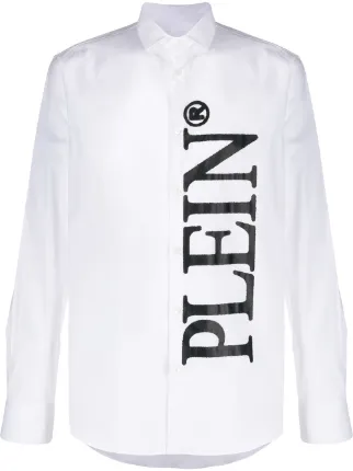 Philipp Plein logo print long sleeve 