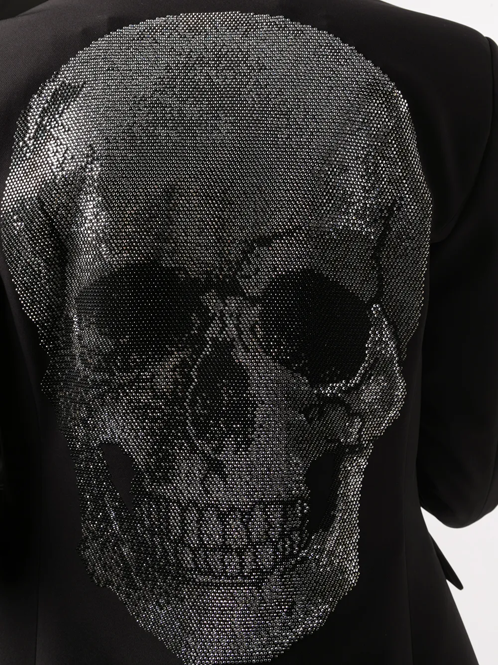 PHILIPP PLEIN CRYSTAL SKULL EMBELLISHED BLAZER
