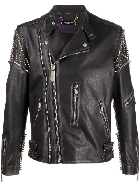 Philipp Plein chamarra biker Plein