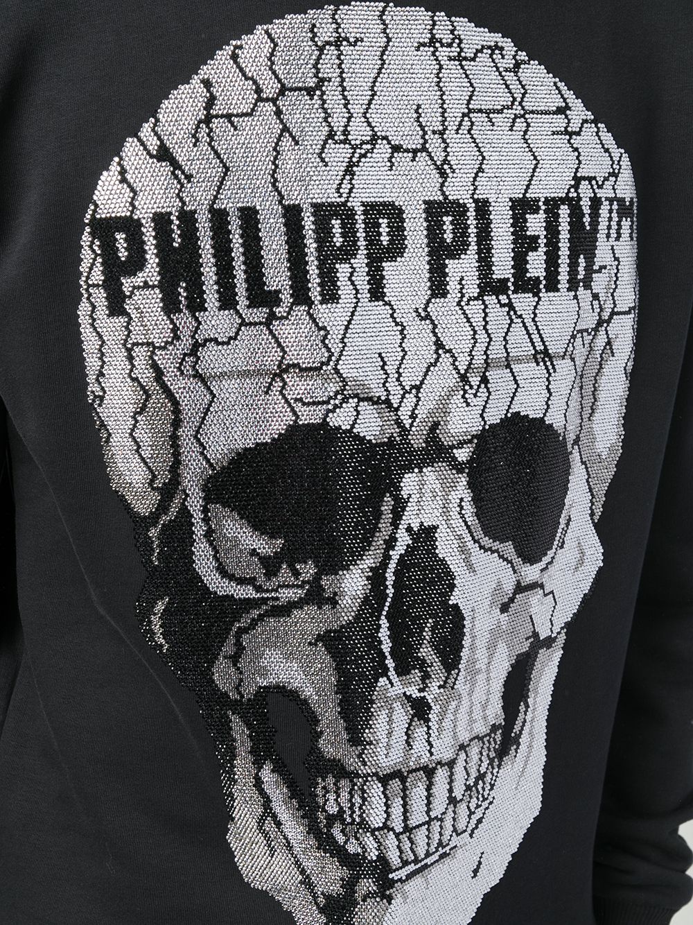 фото Philipp plein толстовка с декором skull