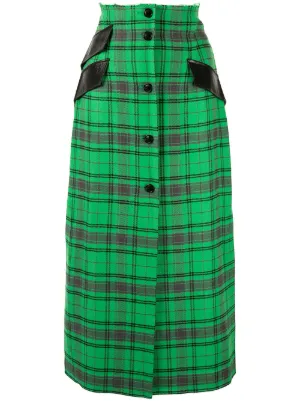 plaid midi skirt for sale