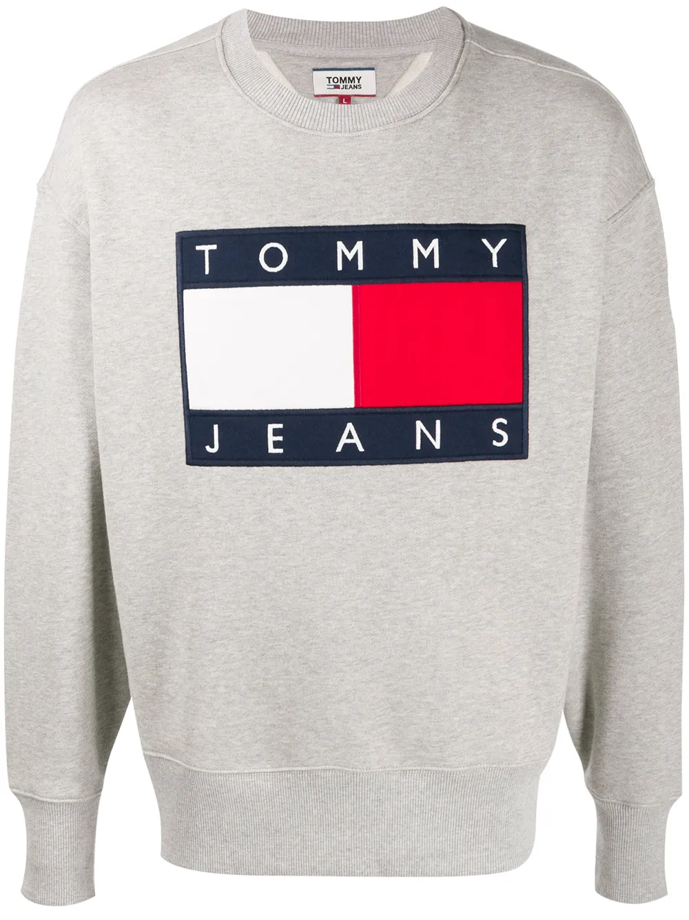 фото Tommy Jeans толстовка TJ Flag свободного кроя