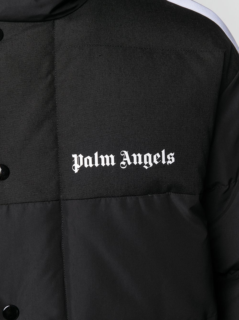 фото Palm angels пуховик с логотипом