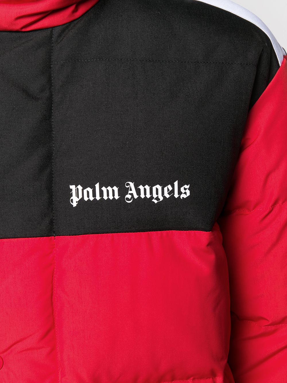 фото Palm angels пуховик с логотипом