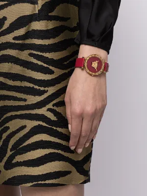 red versace watch