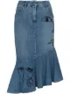 Image 1 of Moschino high-waisted embroidered skirt
