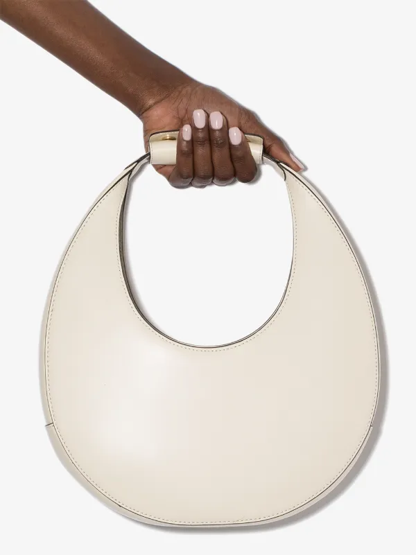 トートバッグ STAUD Mini Moon Crossbody - Staud - Cream - Leather MINI MOON BAG CREAM