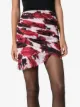 Alexandre Vauthier floral print ruched skirt