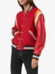 Golden Goose Scarlett varsity bomber jacket