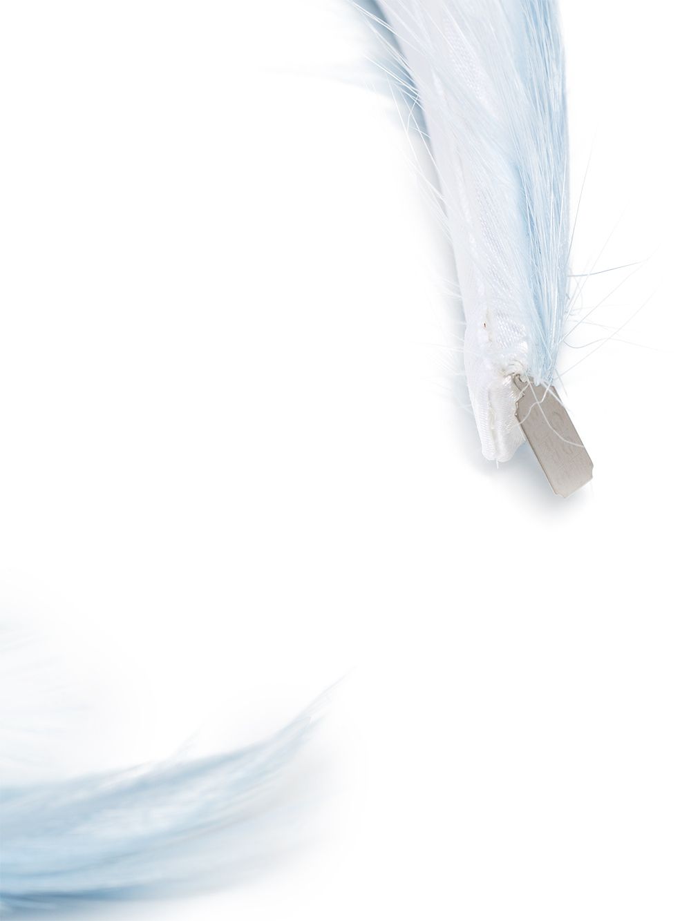 фото Gigi burris millinery blue feather plume headband