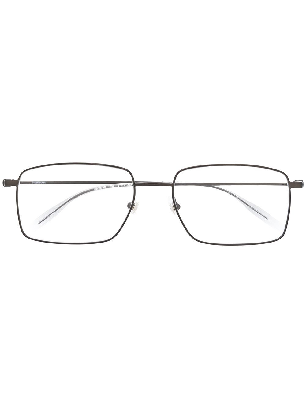 фото Montblanc square framed glasses