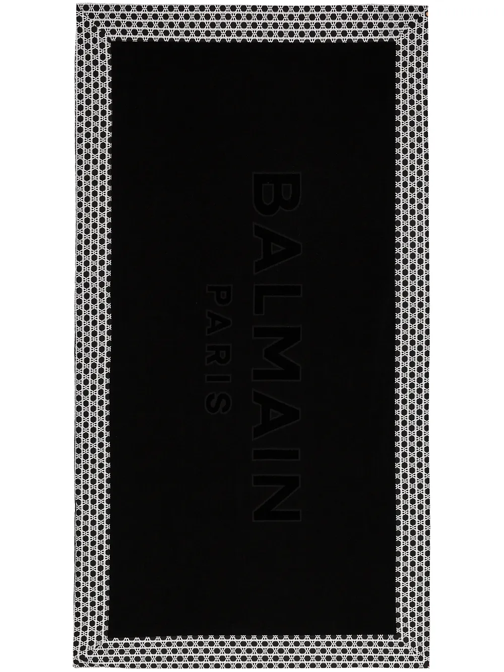 Balmain пляжное полотенце с логотипом