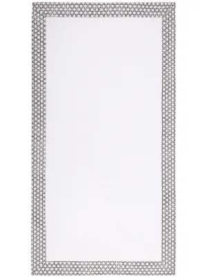Balmain logo-print cotton beach towel