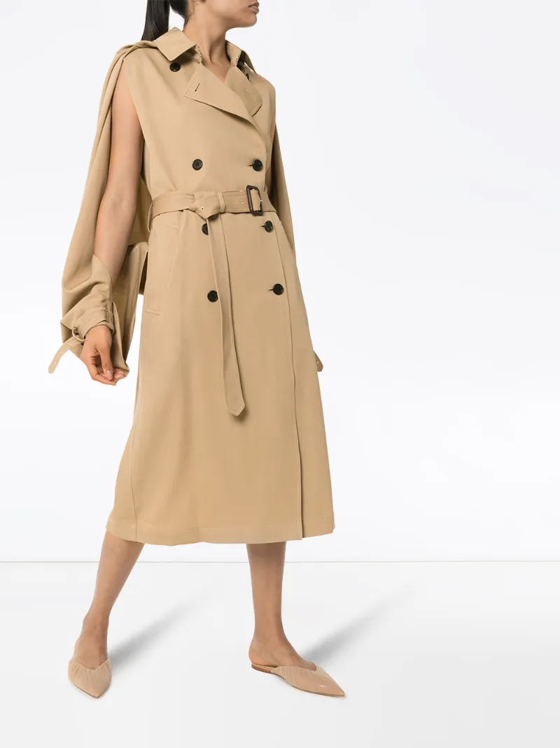 JW ANDERSON OPEN ARMS BELTED TRENCH COAT