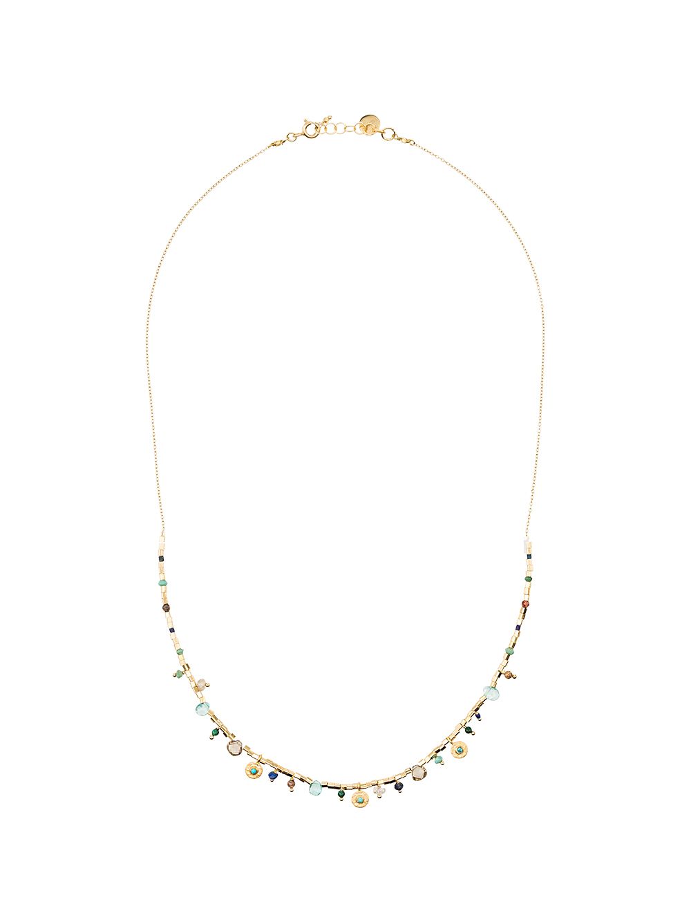 фото 5 Octobre gold-plated silver Asia turquoise stone necklace