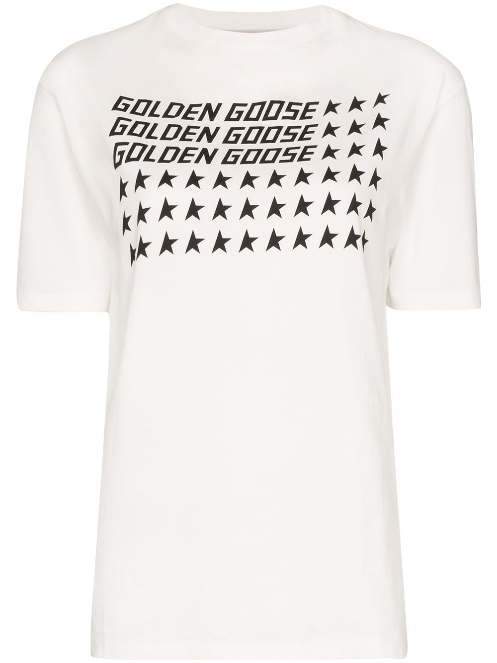 фото Golden goose футболка с принтом