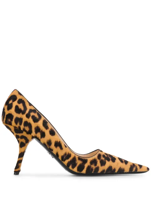 prada leopard heels