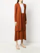 Temperley London كارديغان ميتاليك مفتوح من الأمام